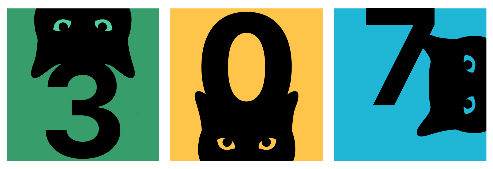 Fehler 307: Katzen hinter den Ziffern 3, 0 und 7