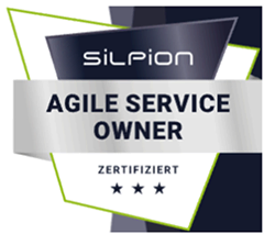 Badge „Silpion Agile Service Owner – zertifiziert“